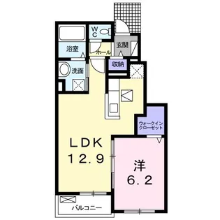 クリントブライアント2号館【1階】の間取り