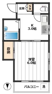 青木ビル【3階】の間取り