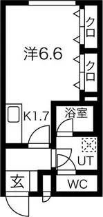 ミラネーゼ大通東 南館【1階】の間取り