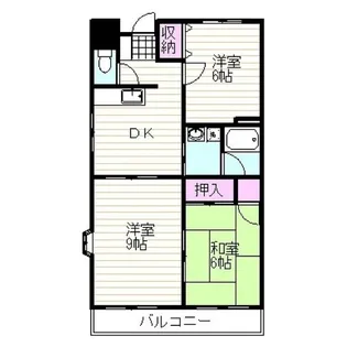 アビタシオン富士岡【3階】の間取り