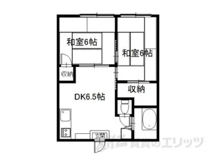 ハイツモンテA【2階】の間取り