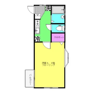 クレイン四谷【2階】の間取り
