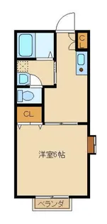 コーポ北澤 3【2階】の間取り