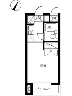 スカイコート蒲田第5【3階】の間取り