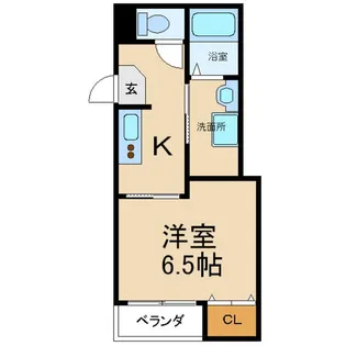 グランメールI【1階】の間取り