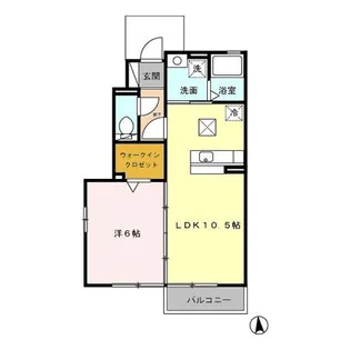 ラークガーデン C【1階】の間取り