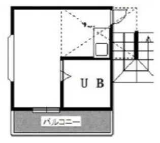 ラッキープラザ中野【2階】の間取り