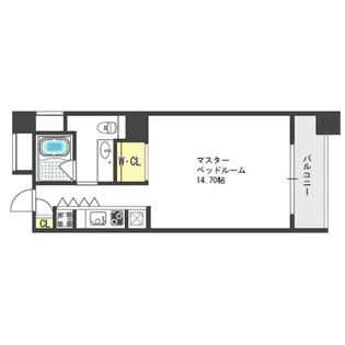 ザ・タワー大阪レジデンス【7階】の間取り