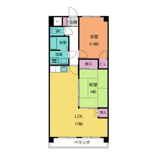 ファインプレイス【5階】の間取り