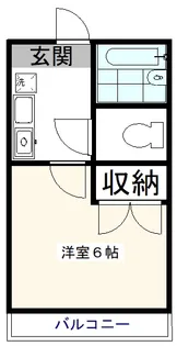 サンライト富士見【1階】の間取り