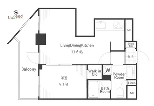 ベラスウィータ原宿【4階】の間取り