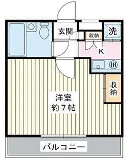 ジュネパレス浦安第4【3階】の間取り