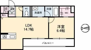 シャーメゾンステージ新山口駅前 C棟【1階】の間取り