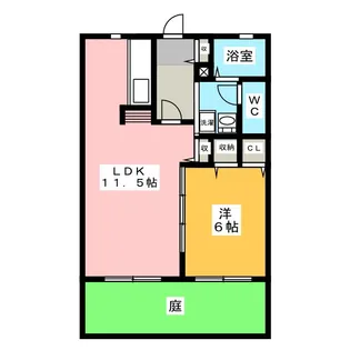 エル・カーサヴェルデ【1階】の間取り