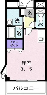 グレイスヴィラ【3階】の間取り