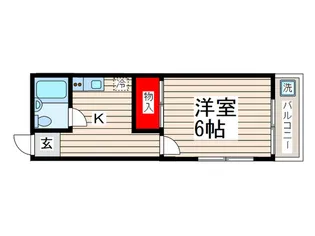 メゾンエレ-ニュ【1階】の間取り