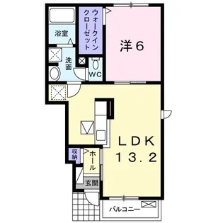 サウスフラワーII【1階】の間取り