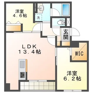 シャーメゾン ボスコルーチェ【3階】の間取り