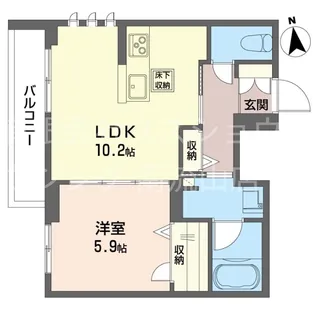 メゾングランデ【1階】の間取り