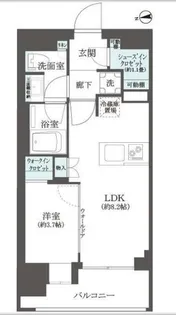 リビオメゾン内神田【10階】の間取り
