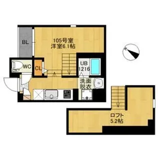 RIZEST 春夏秋冬ー春ー【1階】の間取り