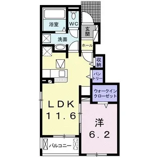 BEST HOUSE VII【1階】の間取り