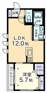 プリマベーラ【1階】の間取り