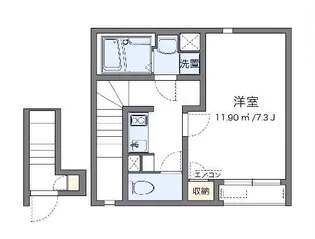 クレイノFUJIMATSU【2階】の間取り