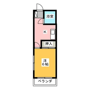チェリオ小鹿【2階】の間取り