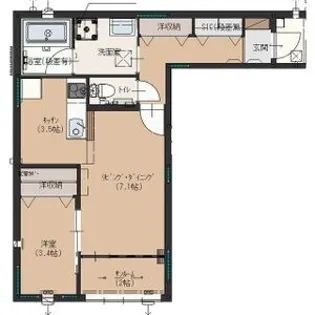 総社Mアネックス【2階】の間取り