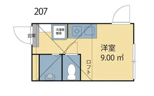 Musa北千住【1階】の間取り