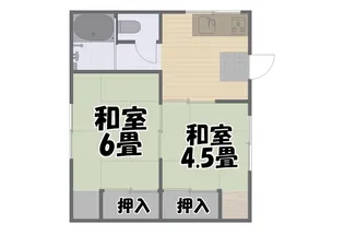 本村アパート【1階】の間取り