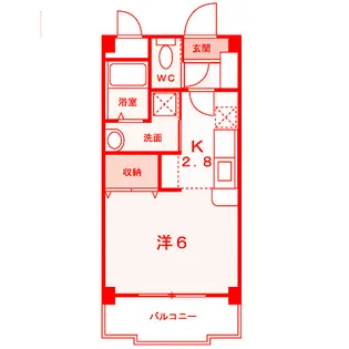 第2和光ヒルズ【1階】の間取り