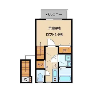 BRITISH PLUM【2階】の間取り