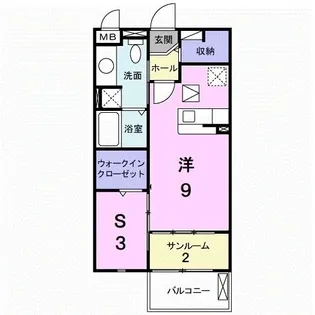 マーベラスK【1階】の間取り
