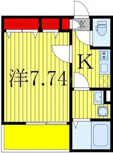 MQuarto柏II【2階】の間取り