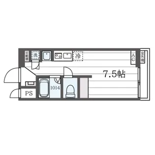 チェリーハイツ諏訪A【1階】の間取り