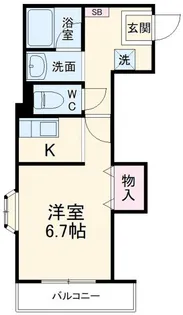 レジデンスホワイエ【3階】の間取り