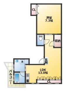 小石川ヒルズ【1階】の間取り