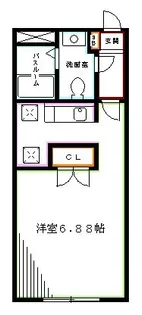Branche中野富士見町【3階】の間取り