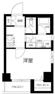 ローズマンションミヤハラ【9階】の間取り