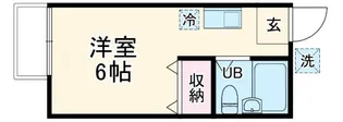 ミキハイツ【2階】の間取り