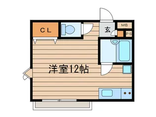 サンハイム【1階】の間取り
