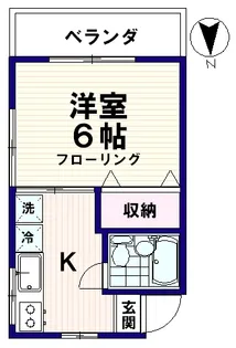 あけぼの荘【1階】の間取り
