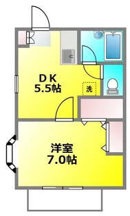グランデュール武蔵野【2階】の間取り