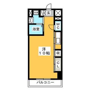 レオン南桜【3階】の間取り