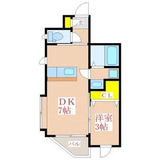 ヴェスタ【5階】の間取り