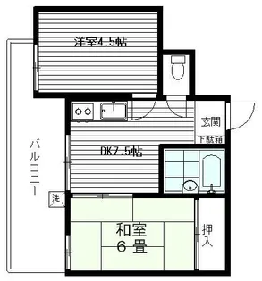 目黒メゾンペトラ【3階】の間取り