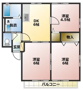 アプリコットII【2階】の間取り