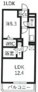 West Residence【4階】の間取り